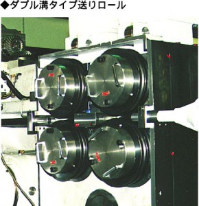 送りロール自動切り替え